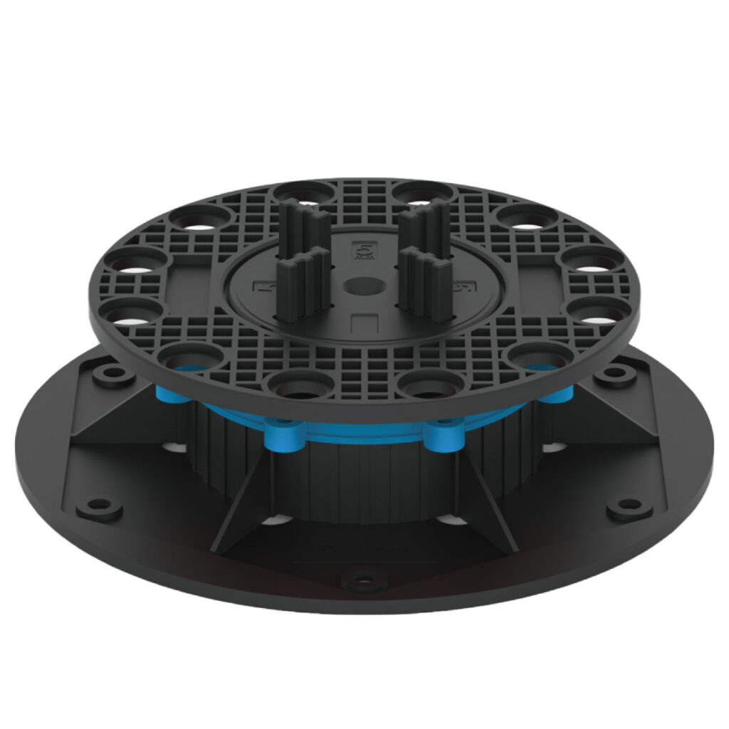 Adjustable Pedestal with spacer tab and rubber shim PDFH-2942