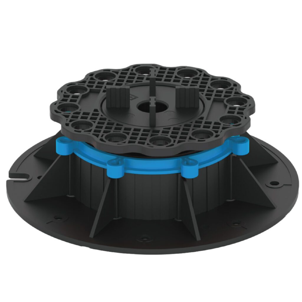 Adjustable Pedestal with spacer tab and rubber shim PDFH-4260