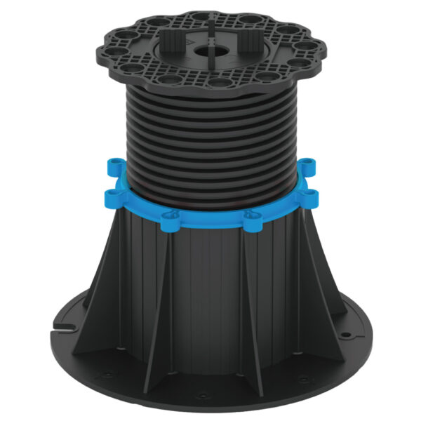 1 Adjustable Pedestal with spacer tab and rubber shim PDFH-0185